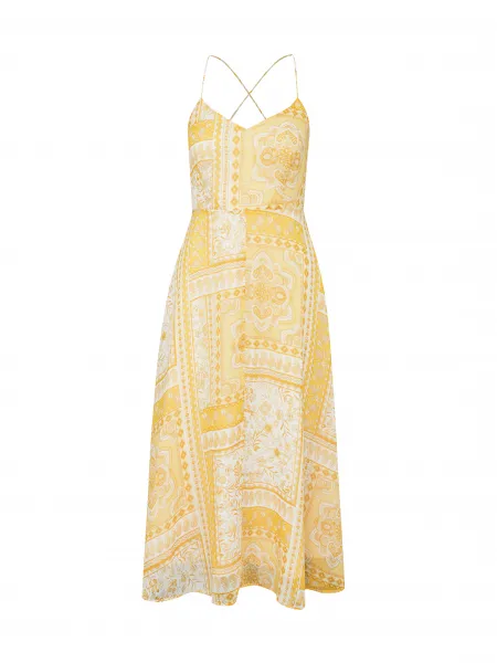 Orsay Yellow Women's Midi Dress - Women's
