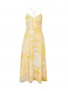 Orsay Yellow Women's Midi Dress - Women's