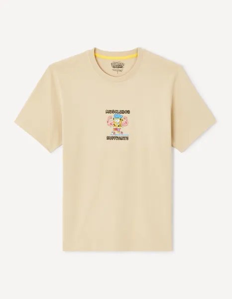 Celio Spongebob Short Sleeve T-Shirt - Mens