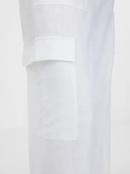 Orsay White Women's Wide Trousers - Women's