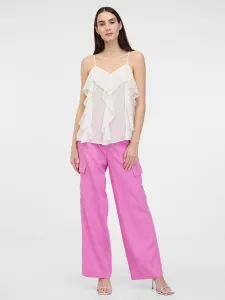 Orsay Pink Women's Wide Trousers - Women's