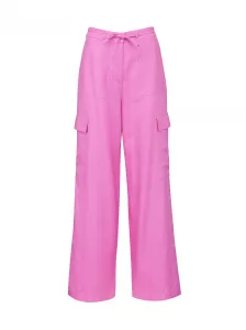Orsay Pink Women's Wide Trousers - Women's