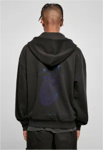 Men's Grid Head Butterfly Oversize Hoody black