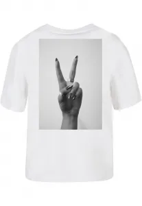 Women's T-shirt Peace Hand white