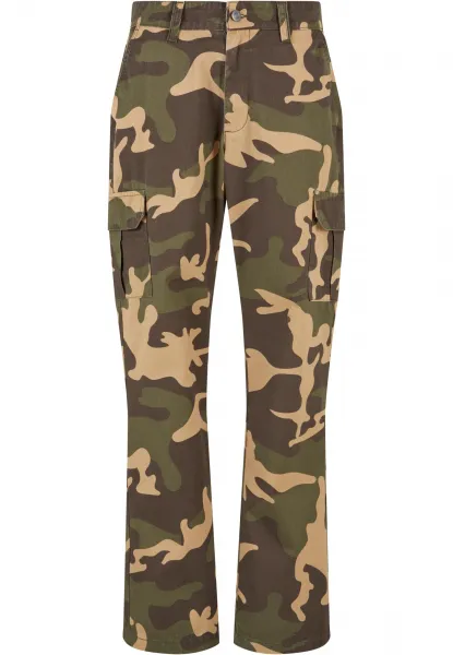 Men's Straight Leg Camo Cargo Forest/Camouflage Pants