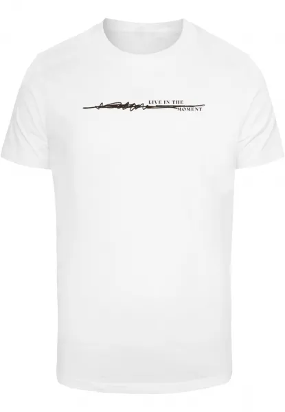 Men's T-shirt Live In The Moment white