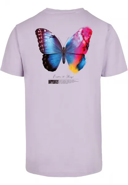Men's T-shirt Become the Change Butterfly 2.0 lilac