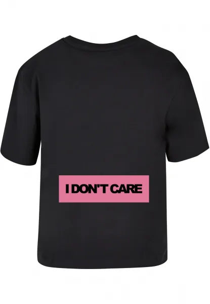 Women's T-shirt I Don't Care black