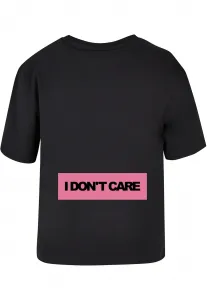 Women's T-shirt I Don't Care black