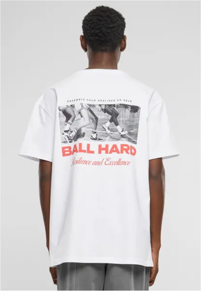 Men's T-shirt Ball Hard Heavy Oversize white