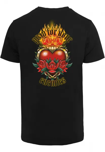 Men's T-shirt Pray For Your Enemies black
