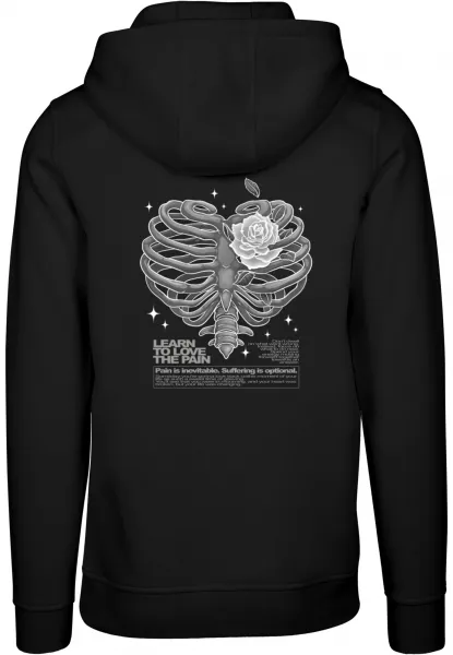 Men's Heart Cage Hoody black