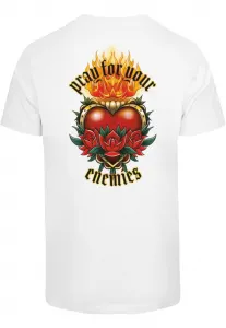 Men's T-Shirt Pray For Your Enemies white