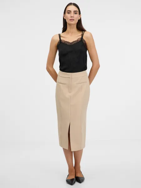 Orsay Light Brown Women's Skirt - Women's