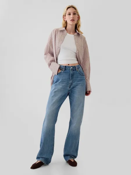 GAP Poplin Oversize Shirt Big Shirt - Ladies
