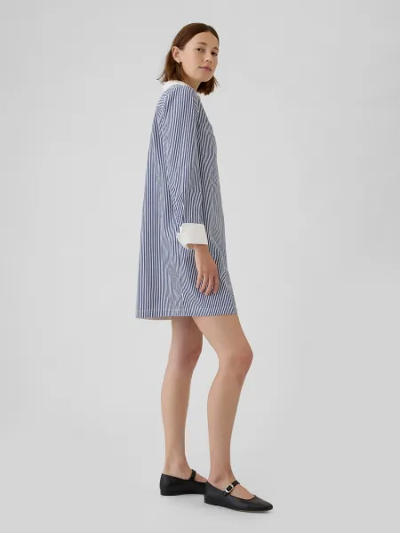 GAP Striped Shirt Mini Dress - Ladies