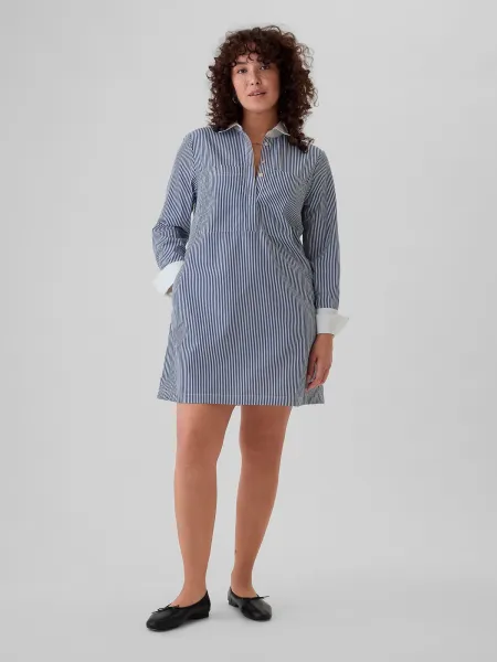 GAP Striped Shirt Mini Dress - Ladies