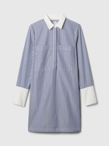 GAP Striped Shirt Mini Dress - Ladies