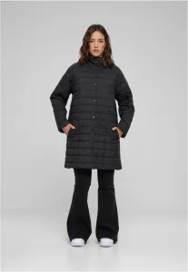 Women's quilted coat black