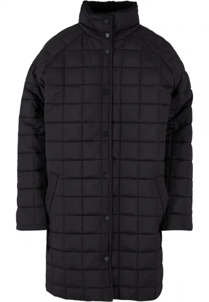 Women's quilted coat black