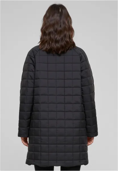 Women's quilted coat black