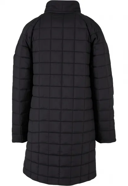 Women's quilted coat black