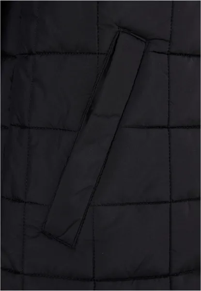 Women's quilted coat black