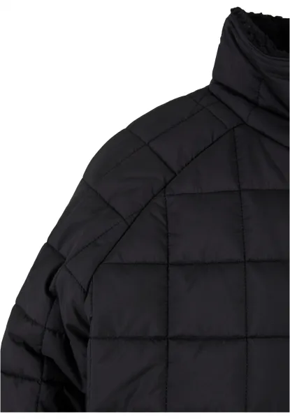 Women's quilted coat black