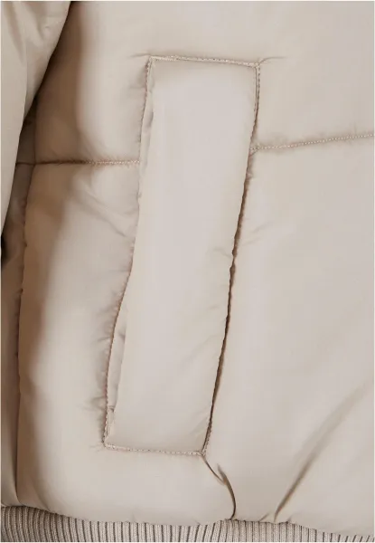 Women's bomber jacket Puffer Blouson beige