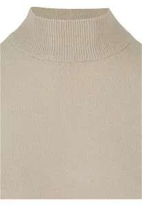 Women's knitted sweater made of eco-viscose with wet sand