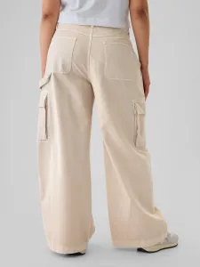 GAP Pants with Pockets Baggy Khaki Cargo - Ladies