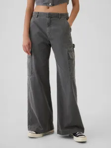 GAP Trousers with pockets Baggy Khaki Cargo - Women's
