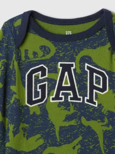 GAP Baby Cotton Bodysuit with Logo - Boys