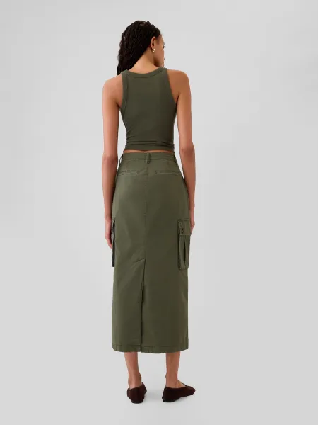 GAP Midi skirt with pockets Utility Cargo - Women's