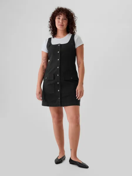 GAP Denim Mini Dress Utility - Ladies