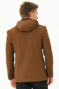 K7532 DEWBERRY MEN'S COAT-PLAIN CAMEL