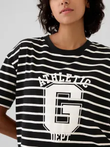 GAP Oversize Striped Athletic T-Shirt - Ladies