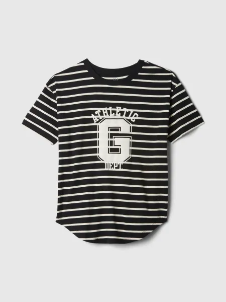 GAP Oversize Striped Athletic T-Shirt - Ladies