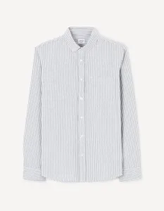 Celio Long Sleeve Shirt Caoxfordy - Mens