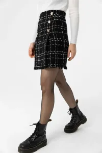 Dewberry károvaná mini sukňa