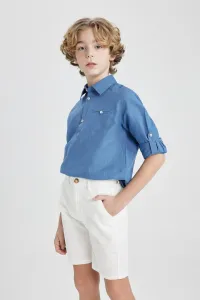 DEFACTO Boy's Gabardine Basic Shorts