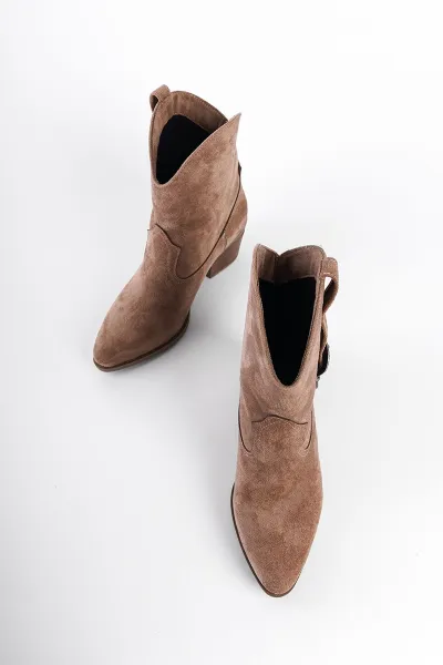 Capone Outfitters Suede Pull-On Women's Cowboy Boots