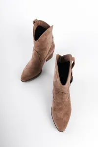 Capone Outfitters Suede Pull-On Women's Cowboy Boots