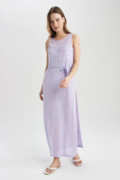 DEFACTO Fall In Love Mesh Look Beach Dress