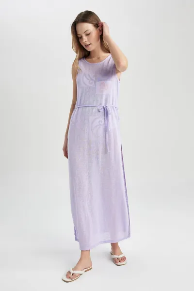 DEFACTO Fall In Love Mesh Look Beach Dress