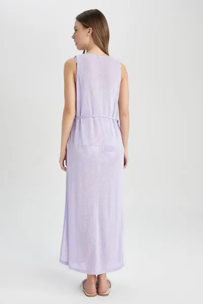 DEFACTO Fall In Love Mesh Look Beach Dress