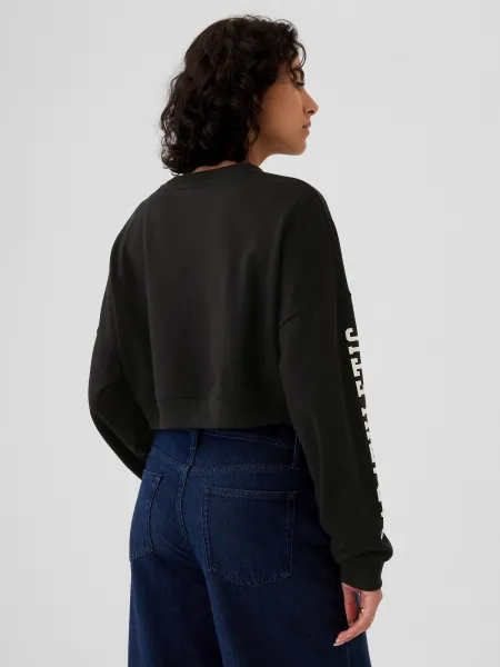 GAP Crop sweatshirt with logo - Women's