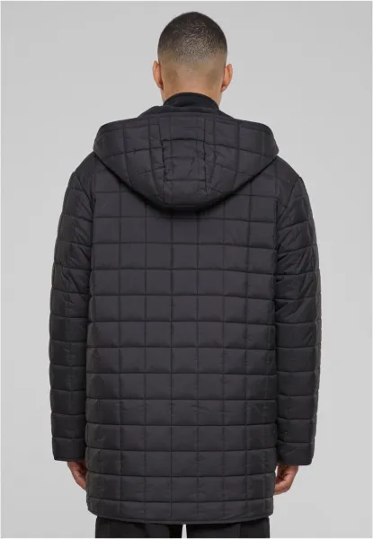 Men's parka with lining Lined black