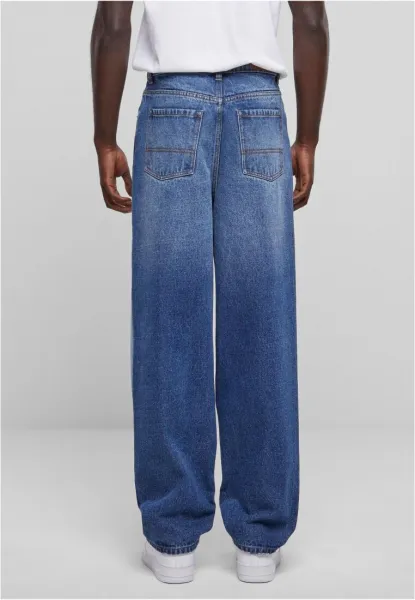 Men's Baggy Fit Heavy Unce Medium Blue Jeans
