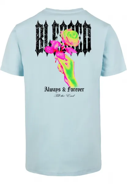 Men's T-shirt Blessed Rose blue